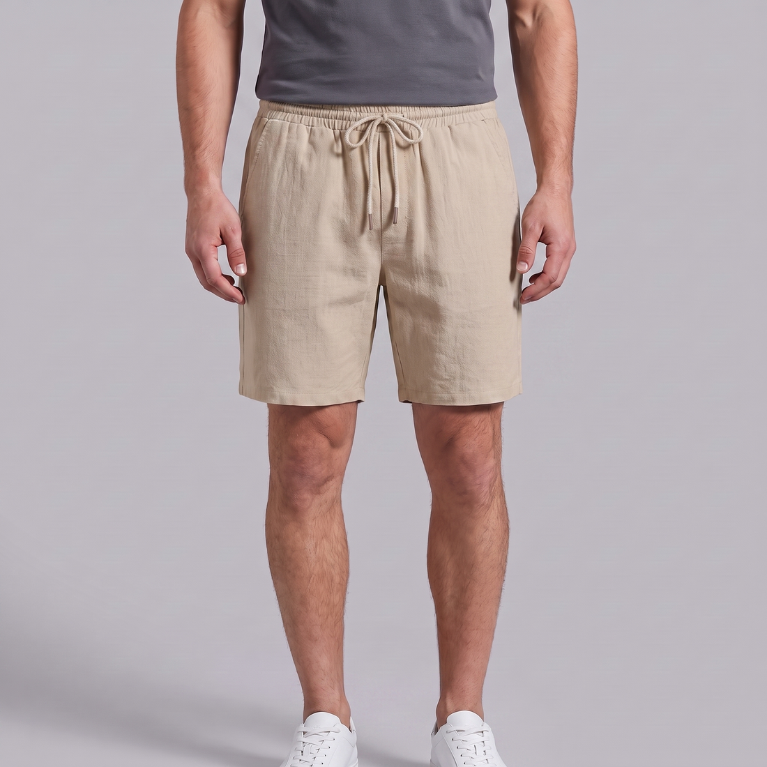 Men's Casual Drawstring Jogger Shorts