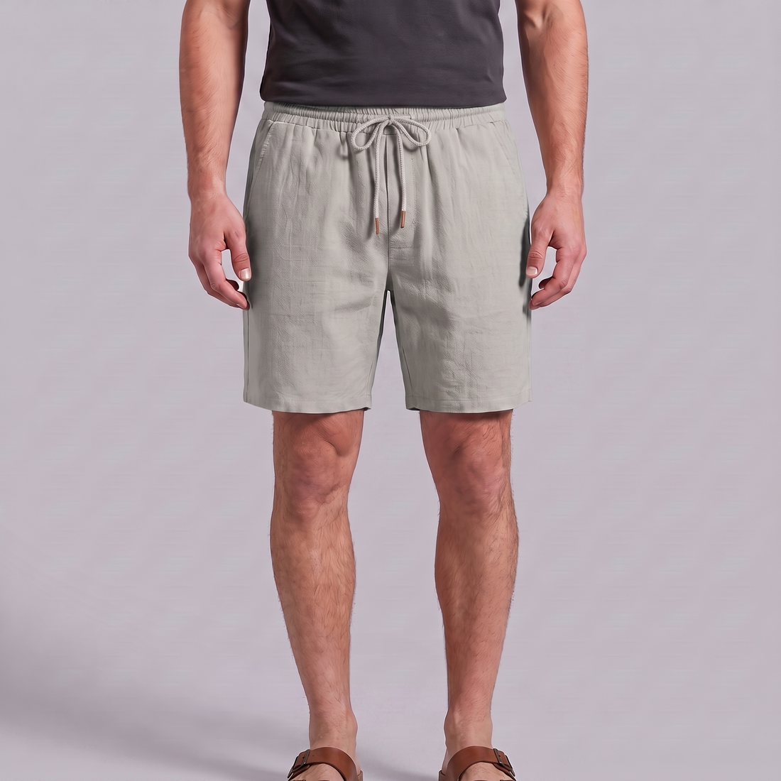 Men's Casual Drawstring Jogger Shorts