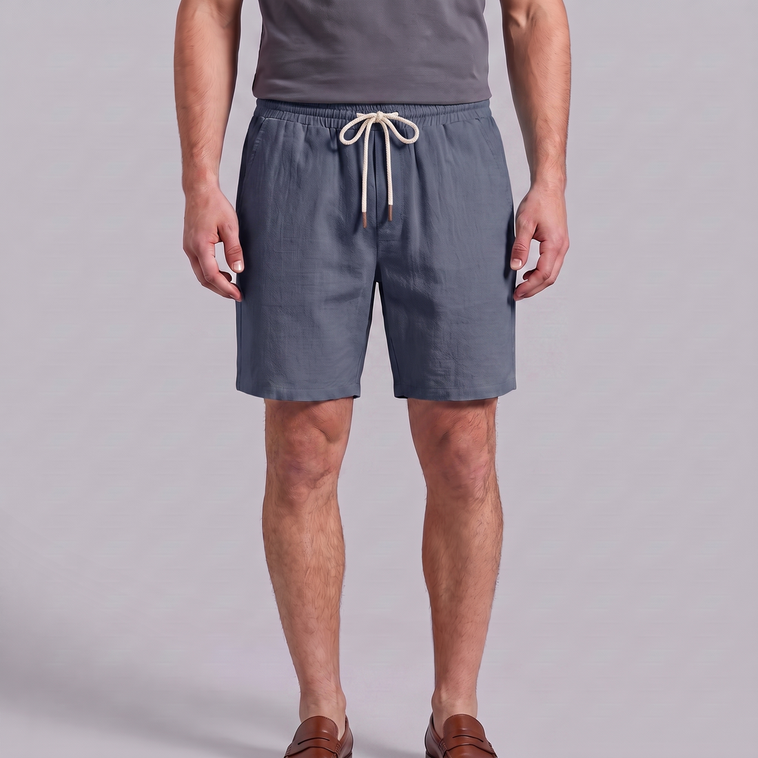 Men's Casual Drawstring Jogger Shorts