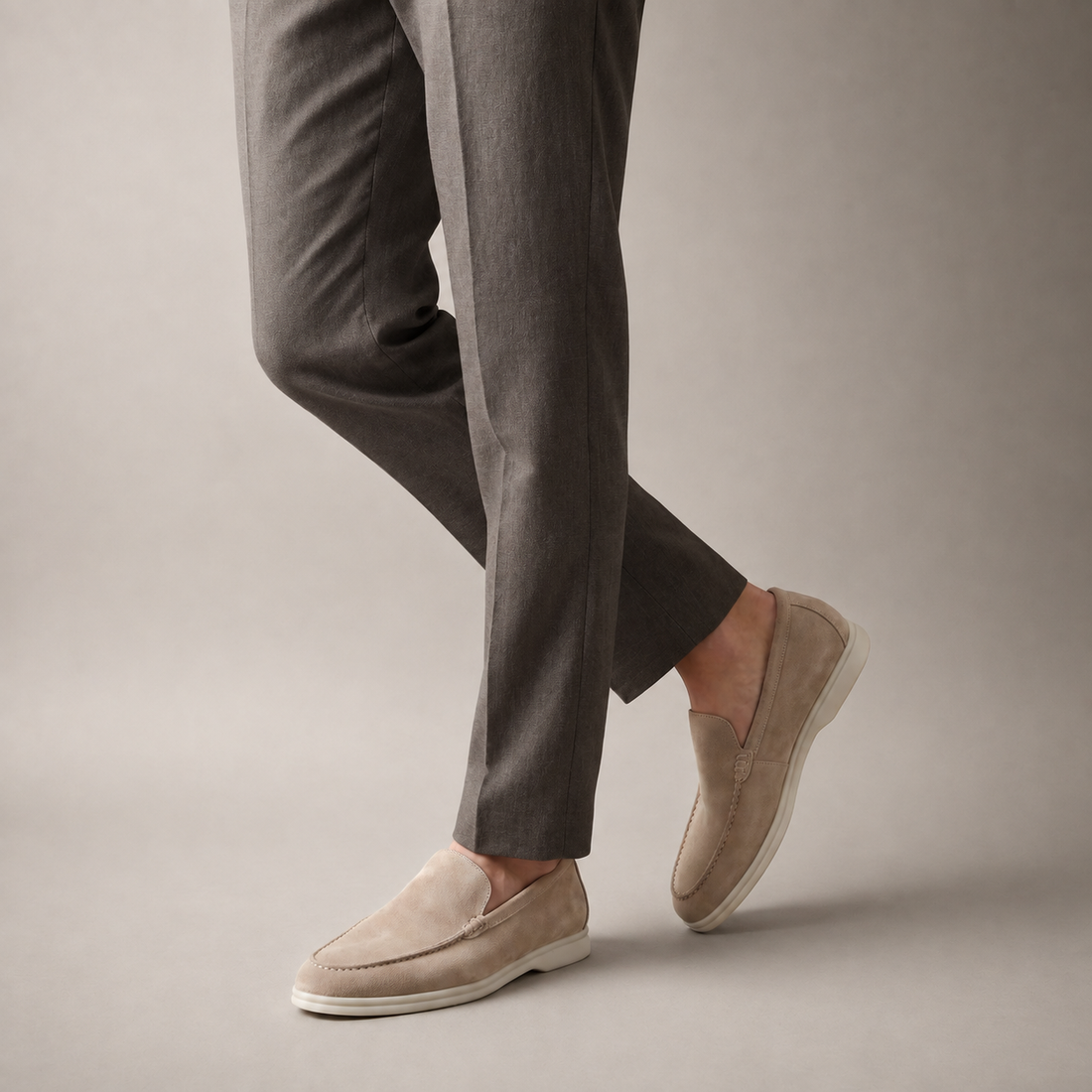 Men's Suede Slip-On Loafers