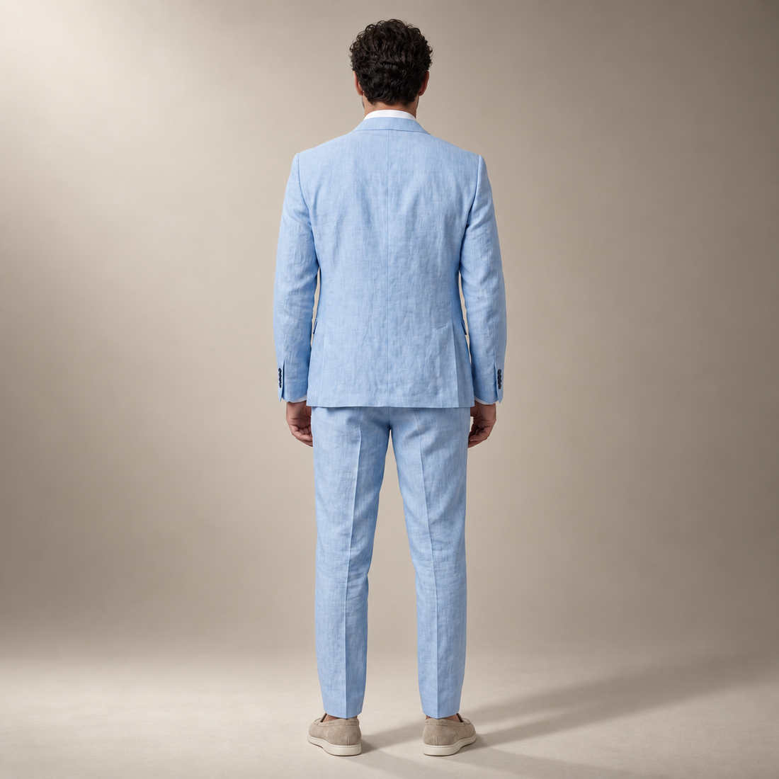 Men's 3-Piece Suit for Weddings and Summer Events