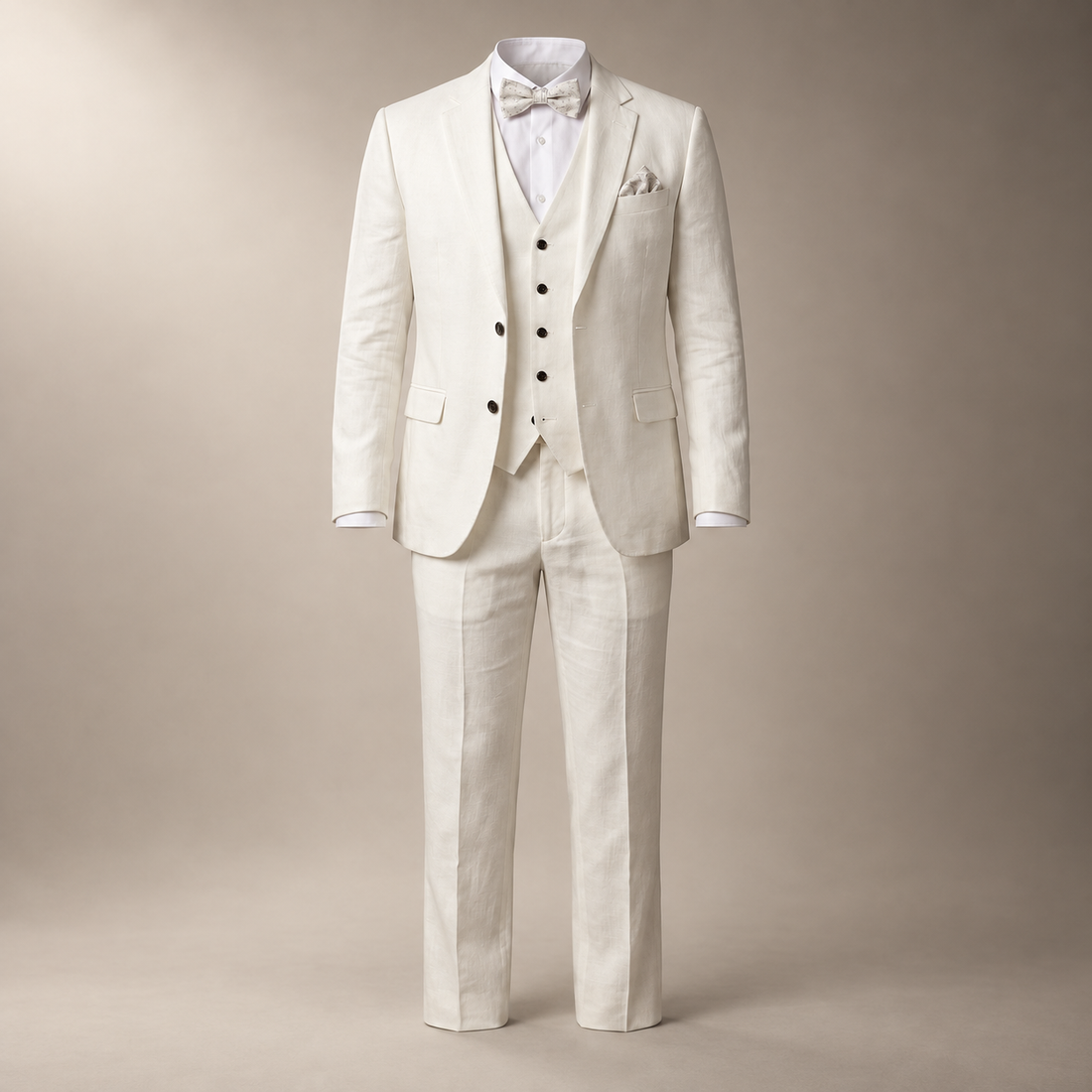 Men's 3-Piece Suit for Weddings and Summer Events