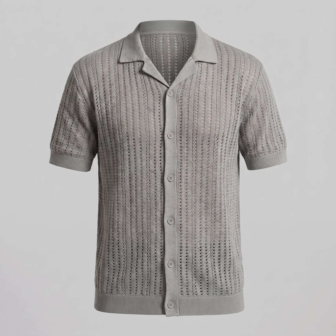 Men's Airy Knit Casual Summer Shirt