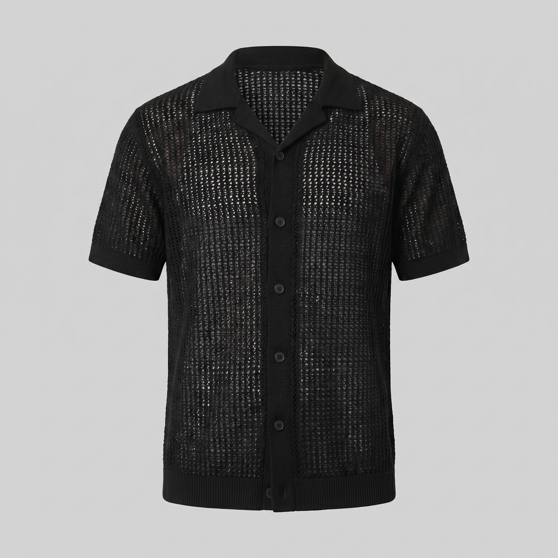 Men's Airy Knit Casual Summer Shirt