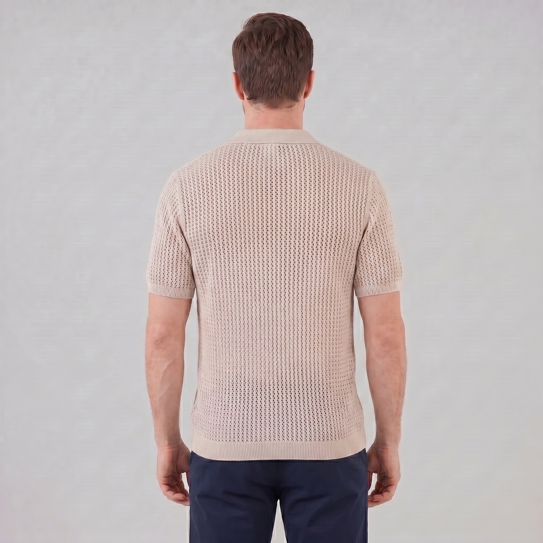 Men's Airy Knit Casual Summer Shirt