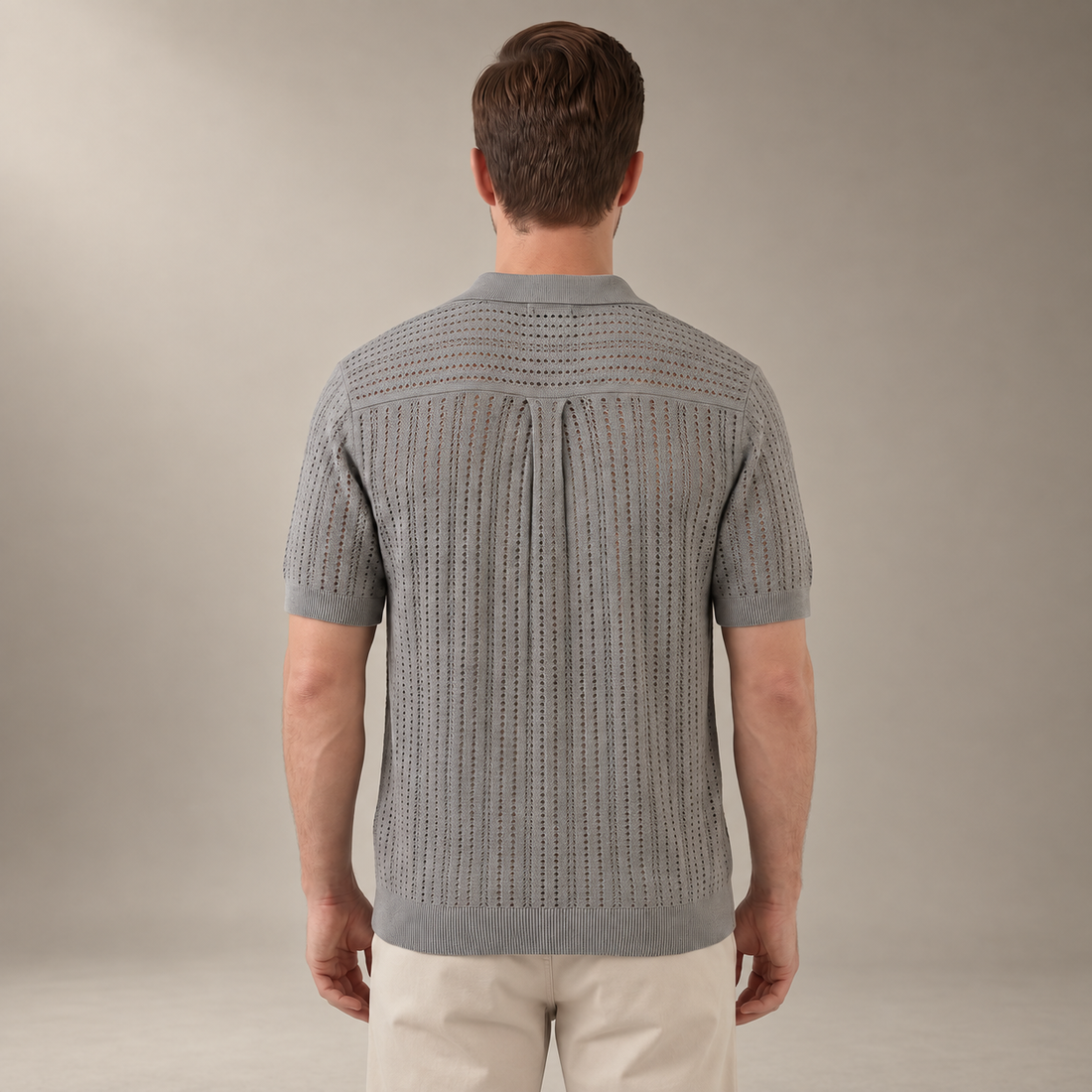 Men's Airy Knit Casual Summer Shirt