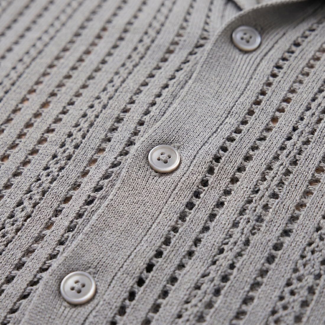 Men's Airy Knit Casual Summer Shirt