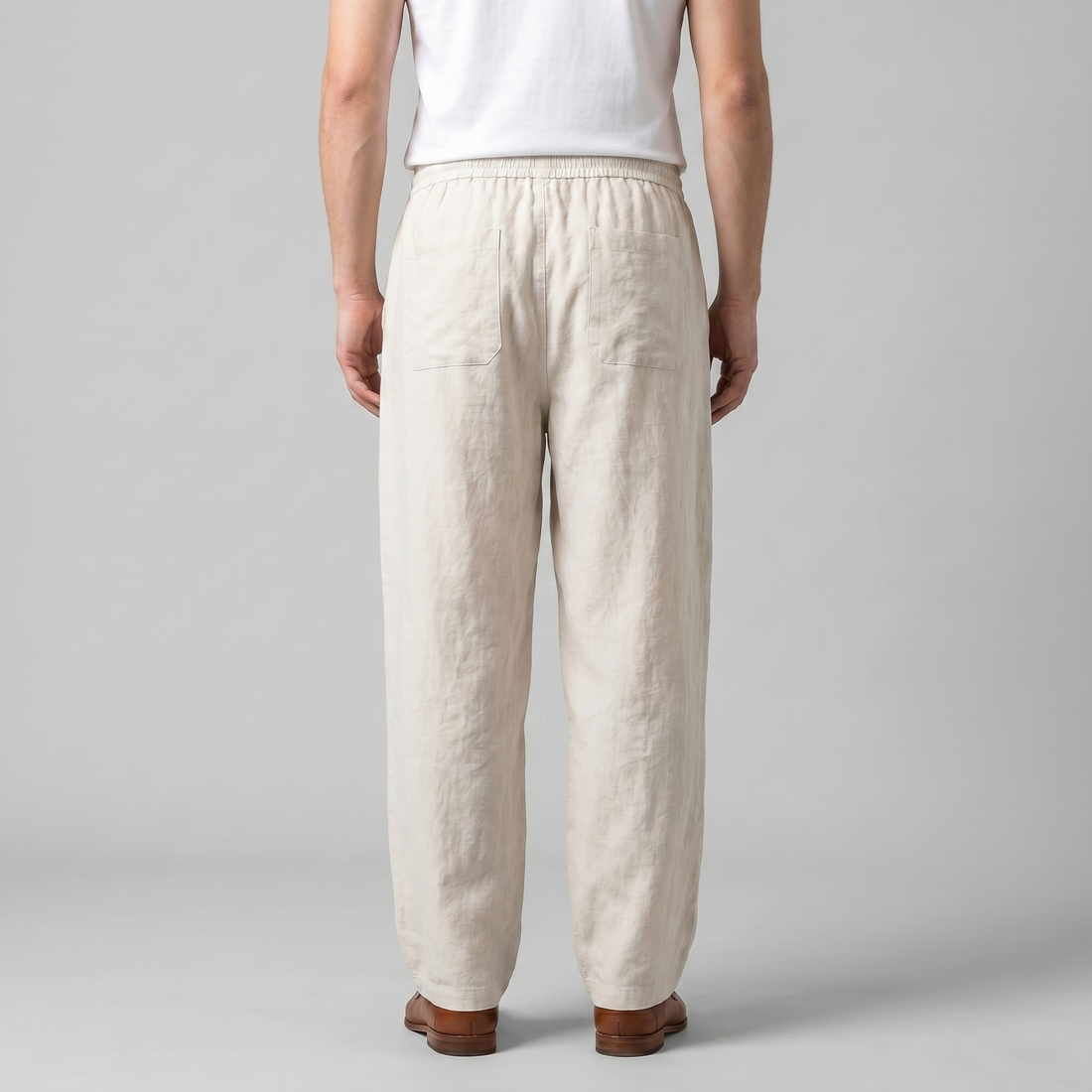 Men's Baggy Linen Pants