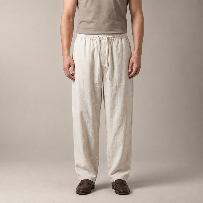 Men's Baggy Linen Pants
