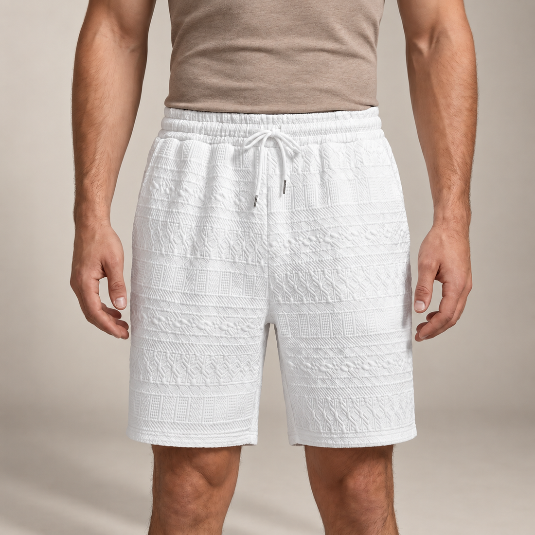 Men's Basic Drawstring Shorts with Pockets