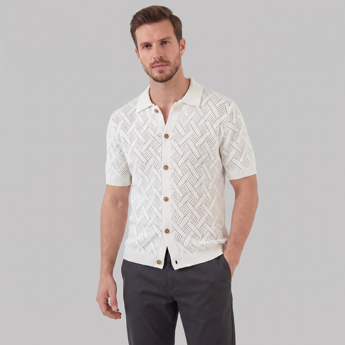 Men's Beach Polo Summer Shirt