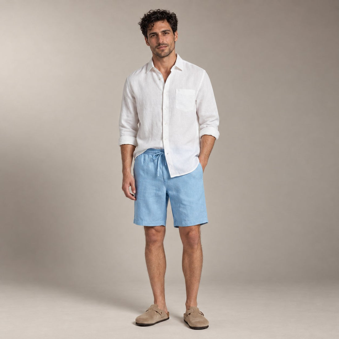 Men's Breathable Linen Summer Shorts