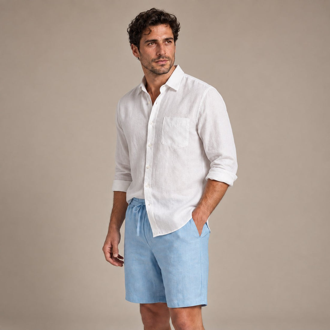 Men's Breathable Linen Summer Shorts
