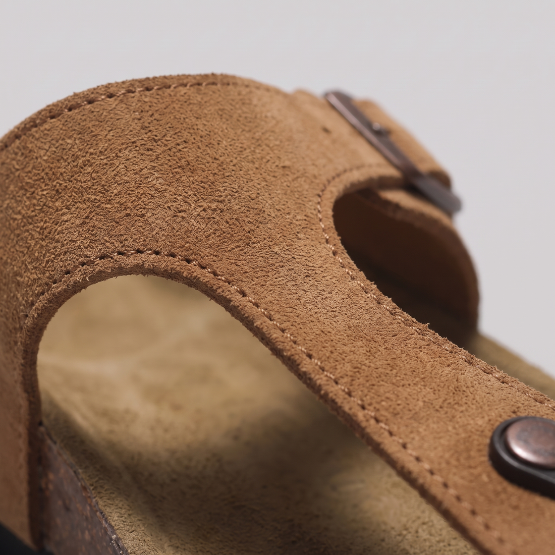 Men's Buckle Strap Flip Flop Sandals
