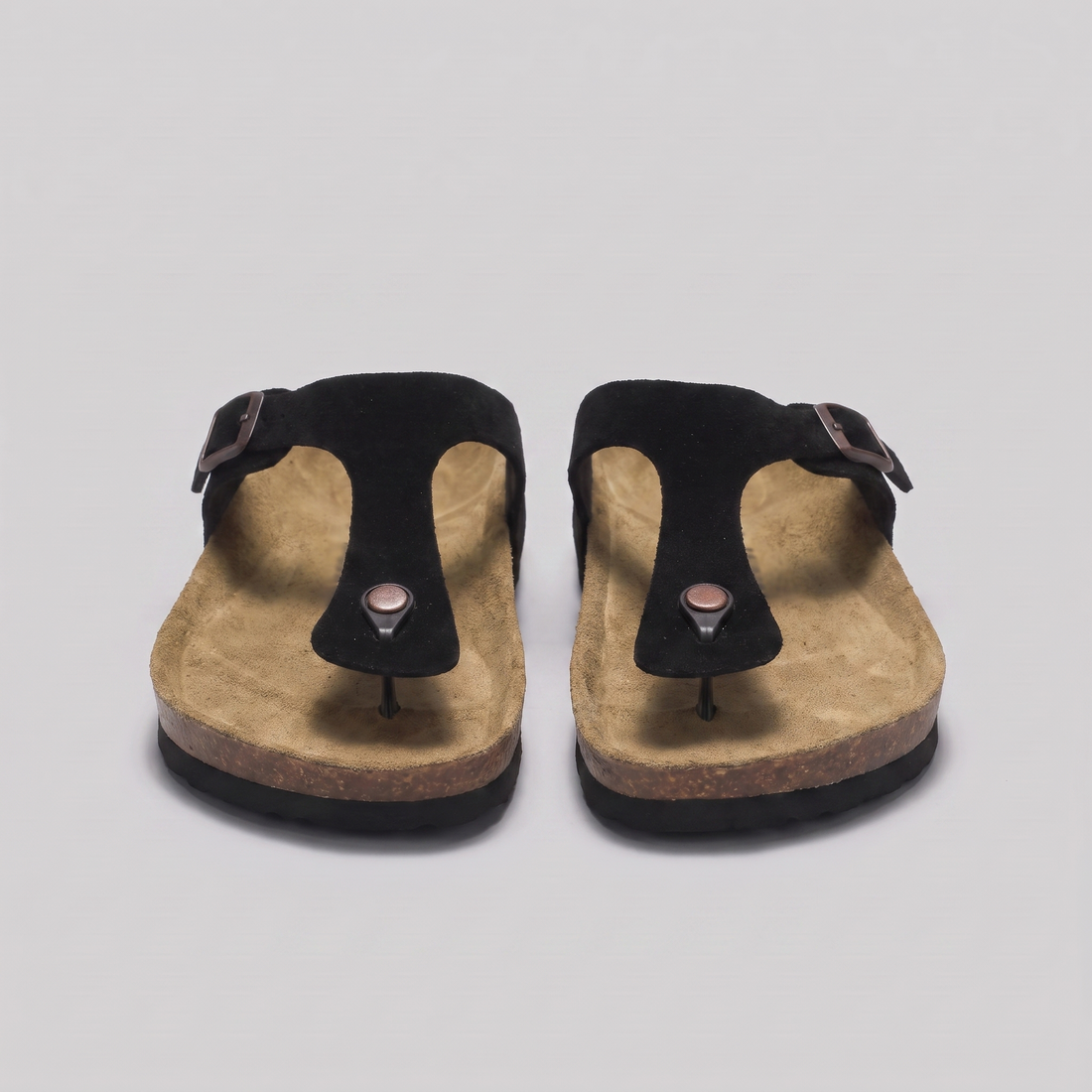 Men's Buckle Strap Flip Flop Sandals