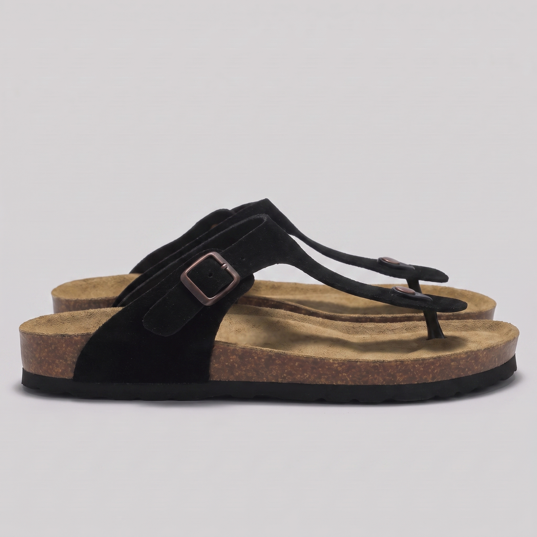 Men's Buckle Strap Flip Flop Sandals