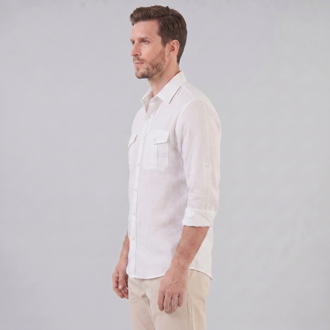 Men's Button-Up Summer Shirt