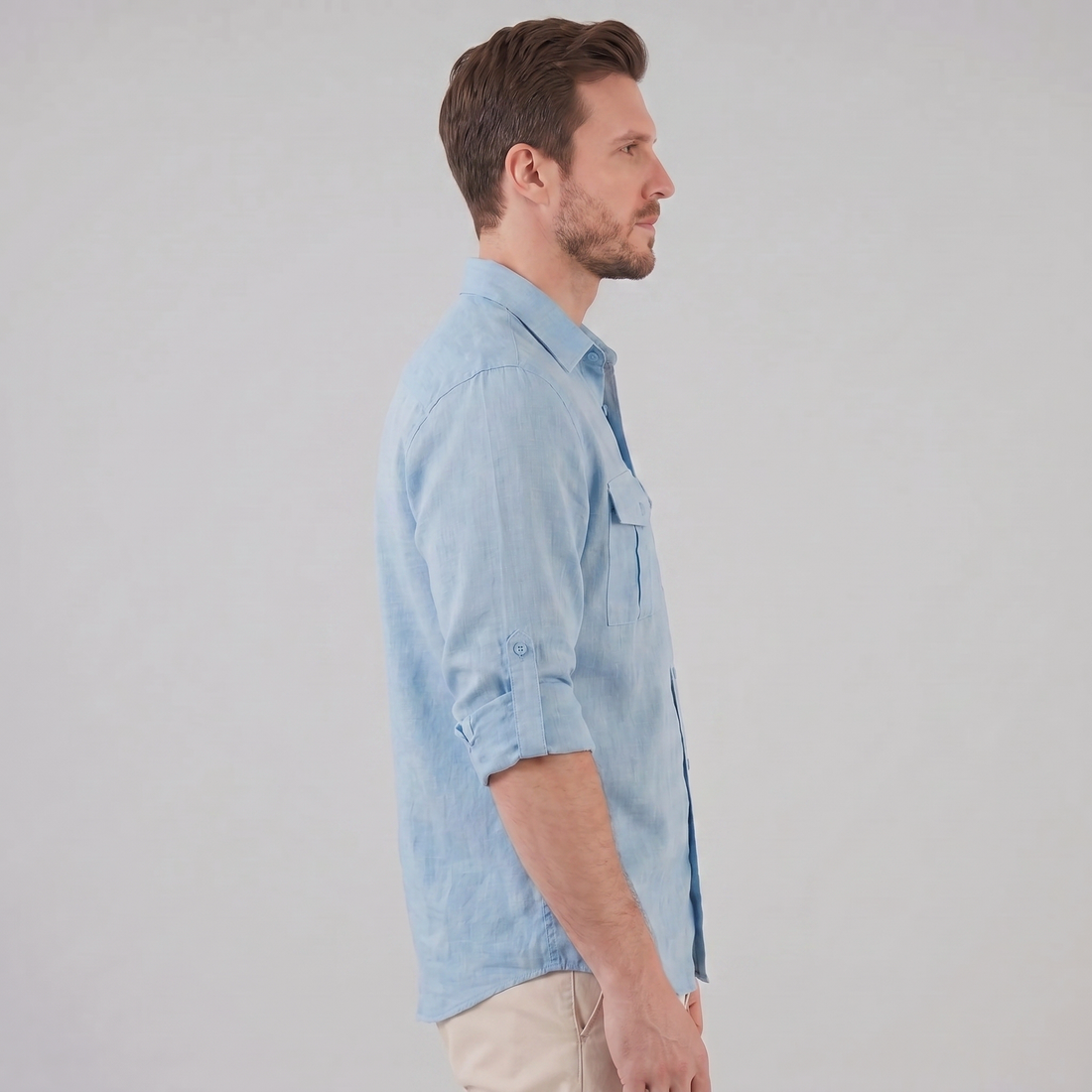 Men's Button-Up Summer Shirt