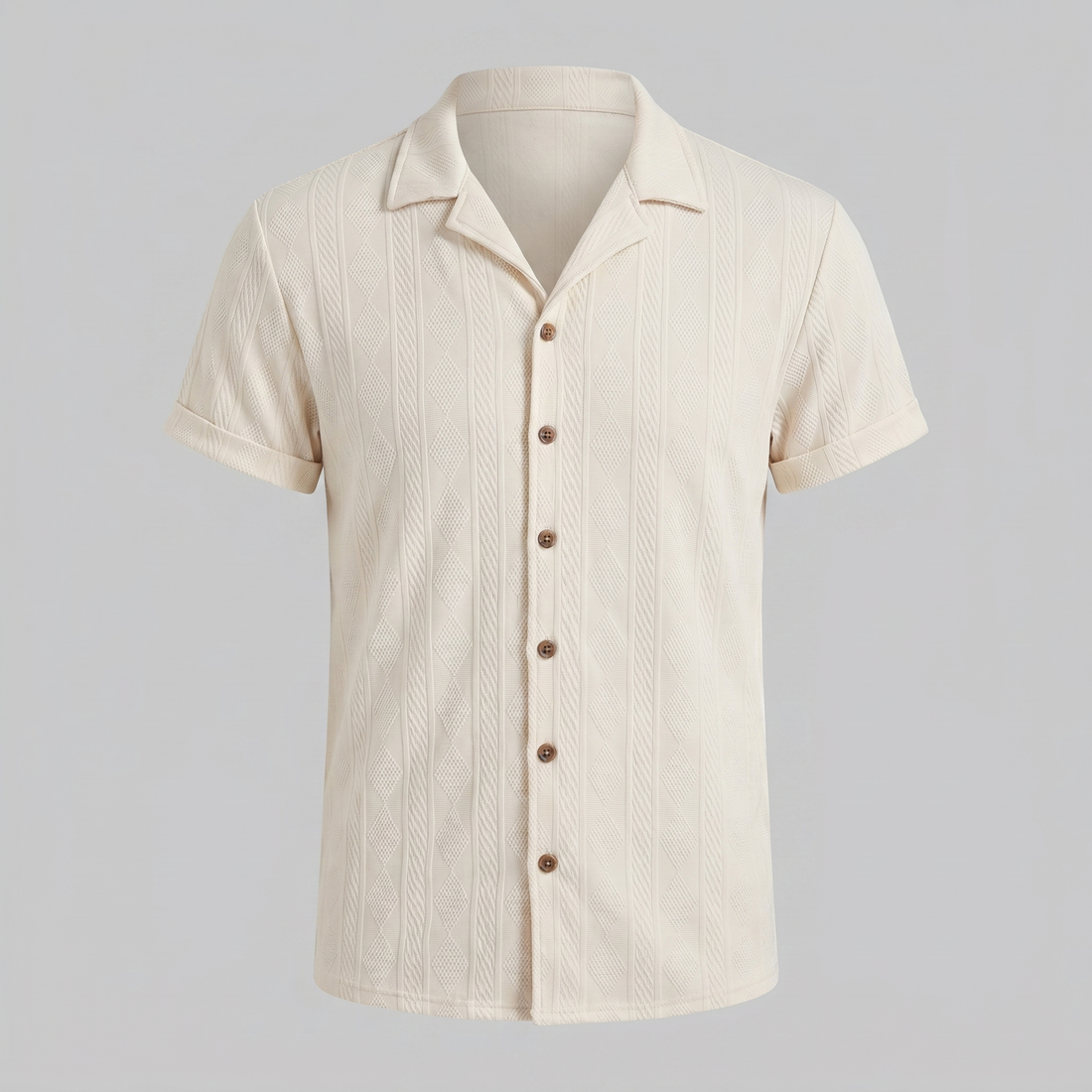 Men's Camp Collar Button Shirt