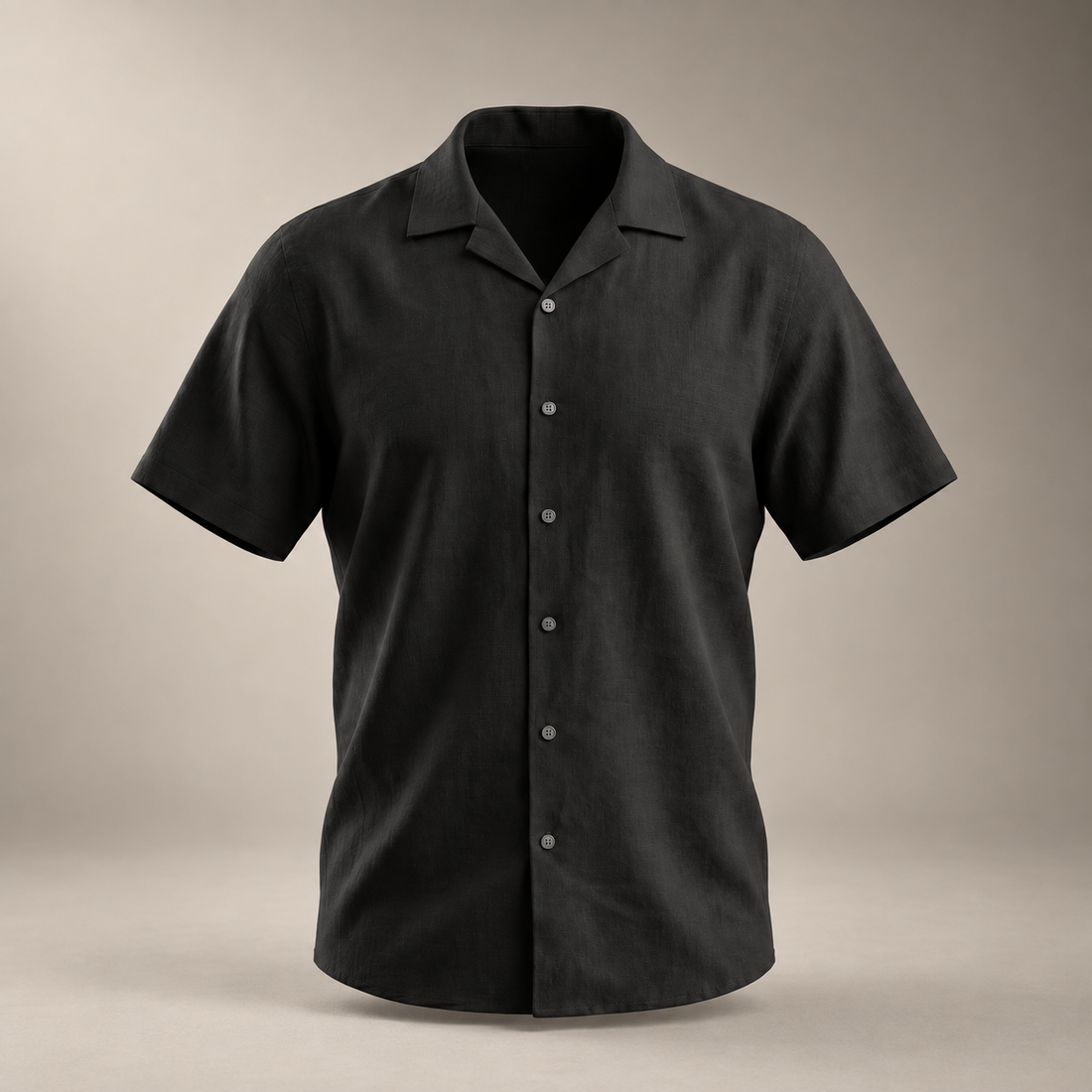 Men's Camp Collar Short-Sleeve Shirt