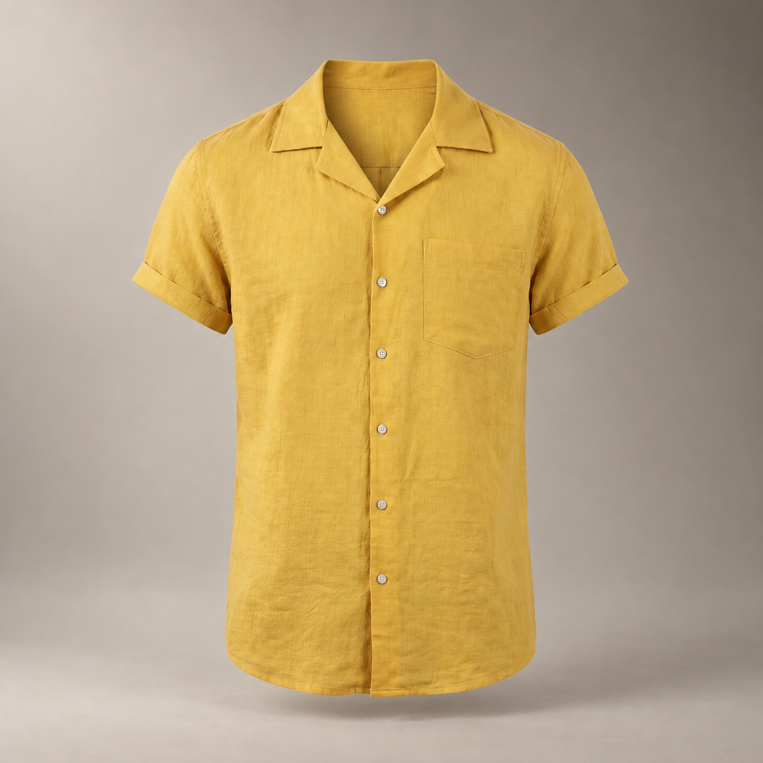 Men's Camp Collar Short-Sleeve Shirt