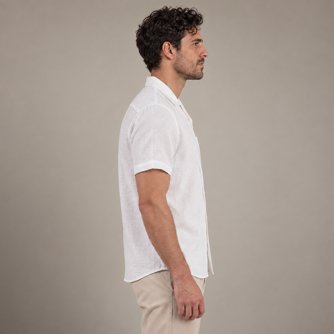 Men's Camp Collar Short-Sleeve Shirt
