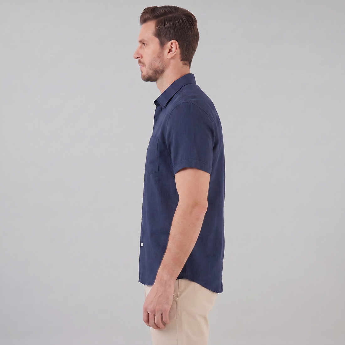 Men's Camp Collar Short-Sleeve Shirt