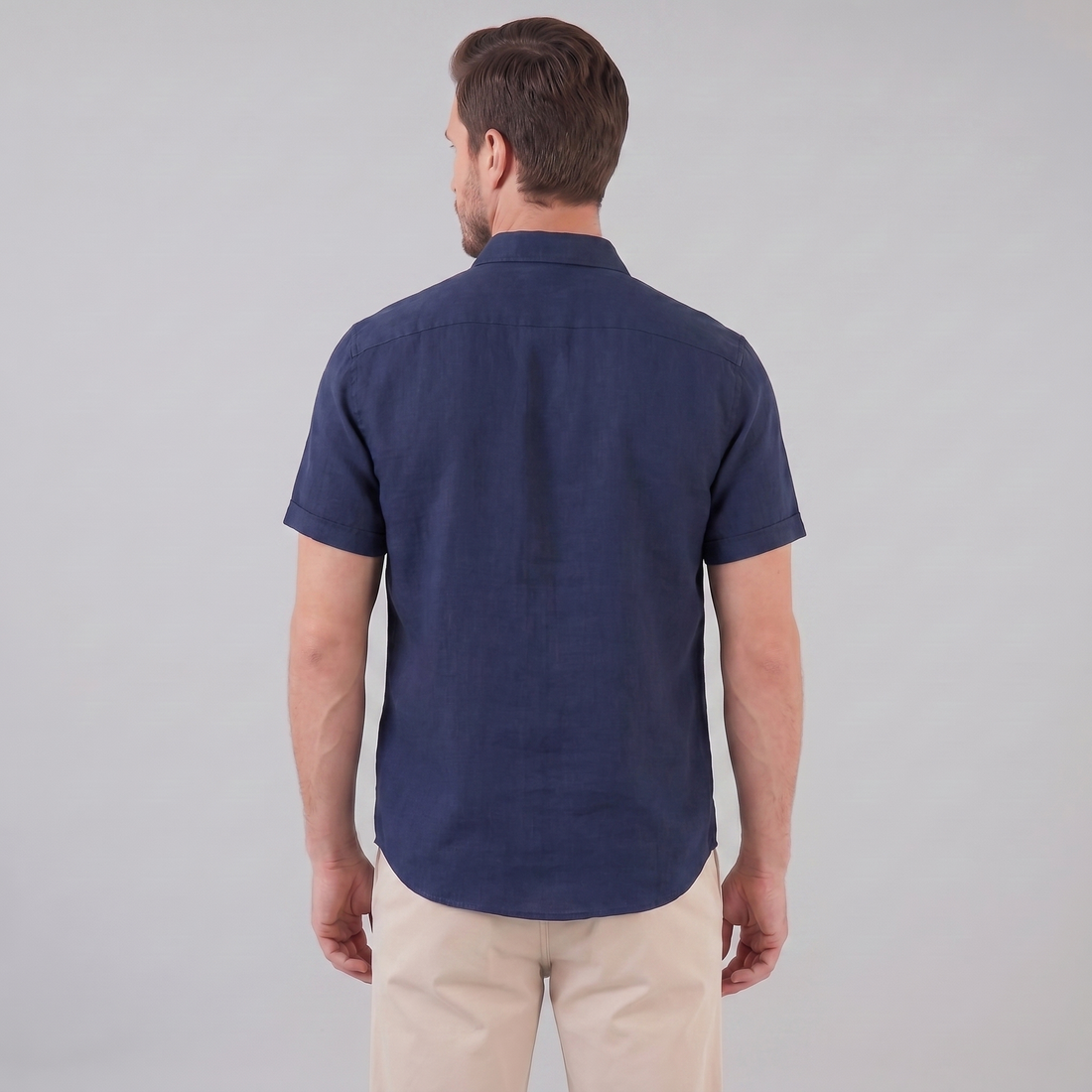 Men's Camp Collar Short-Sleeve Shirt