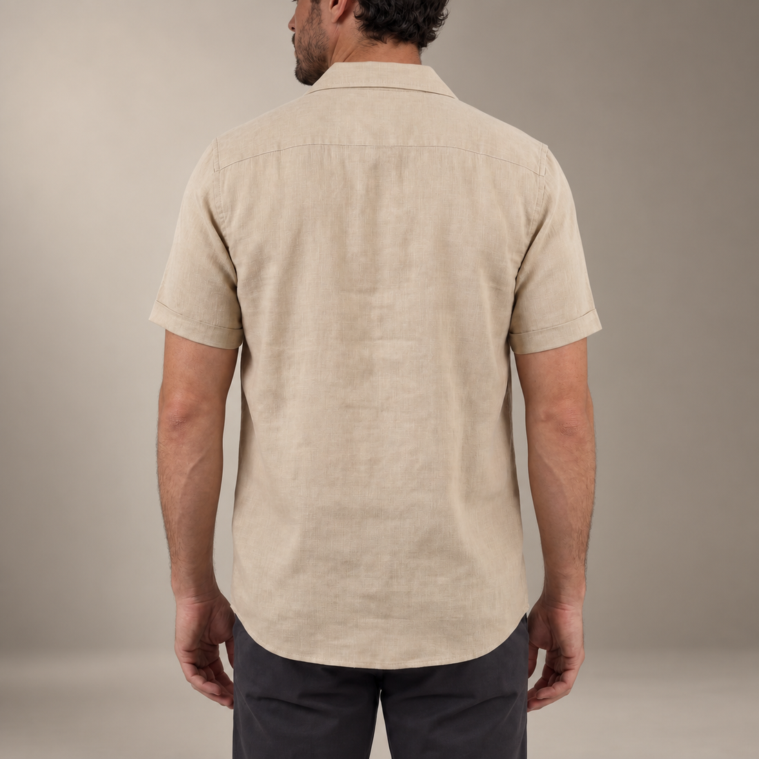Men's Camp Collar Short-Sleeve Shirt
