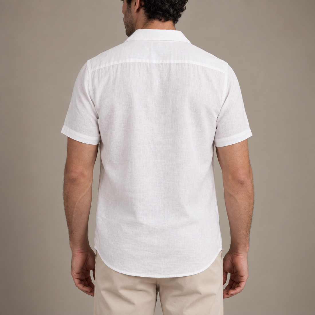 Men's Camp Collar Short-Sleeve Shirt