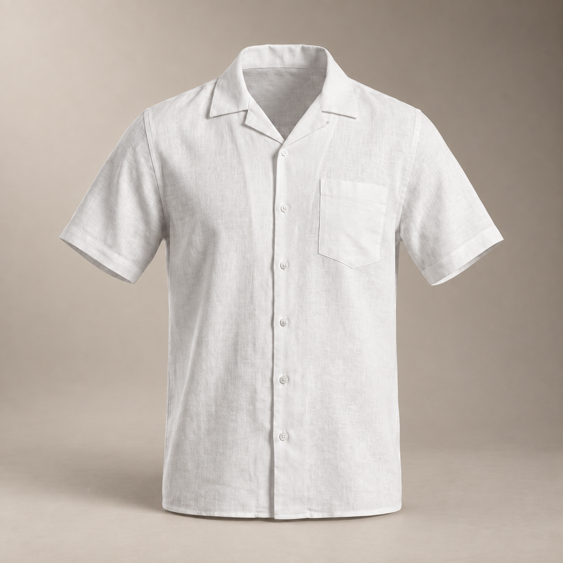Men's Camp Collar Short-Sleeve Shirt