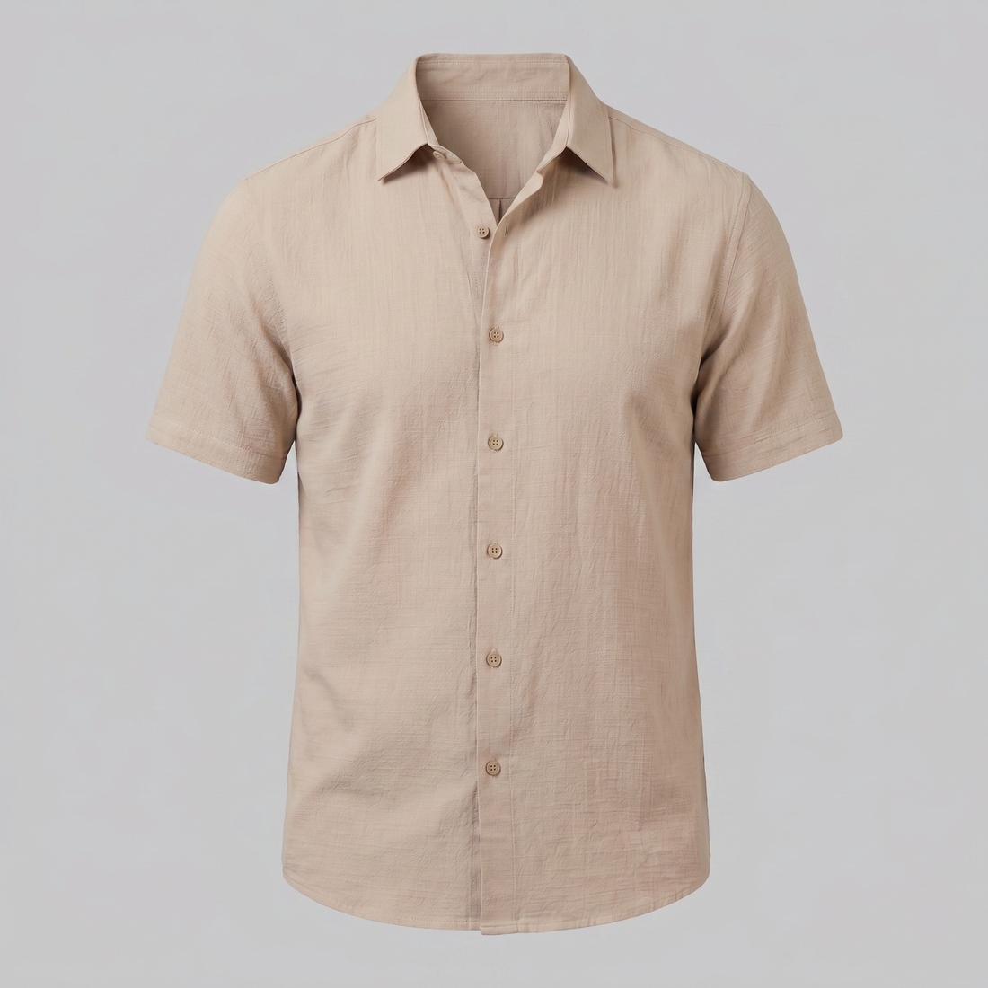 Men's Camp Collar Short-Sleeve Summer Shirt