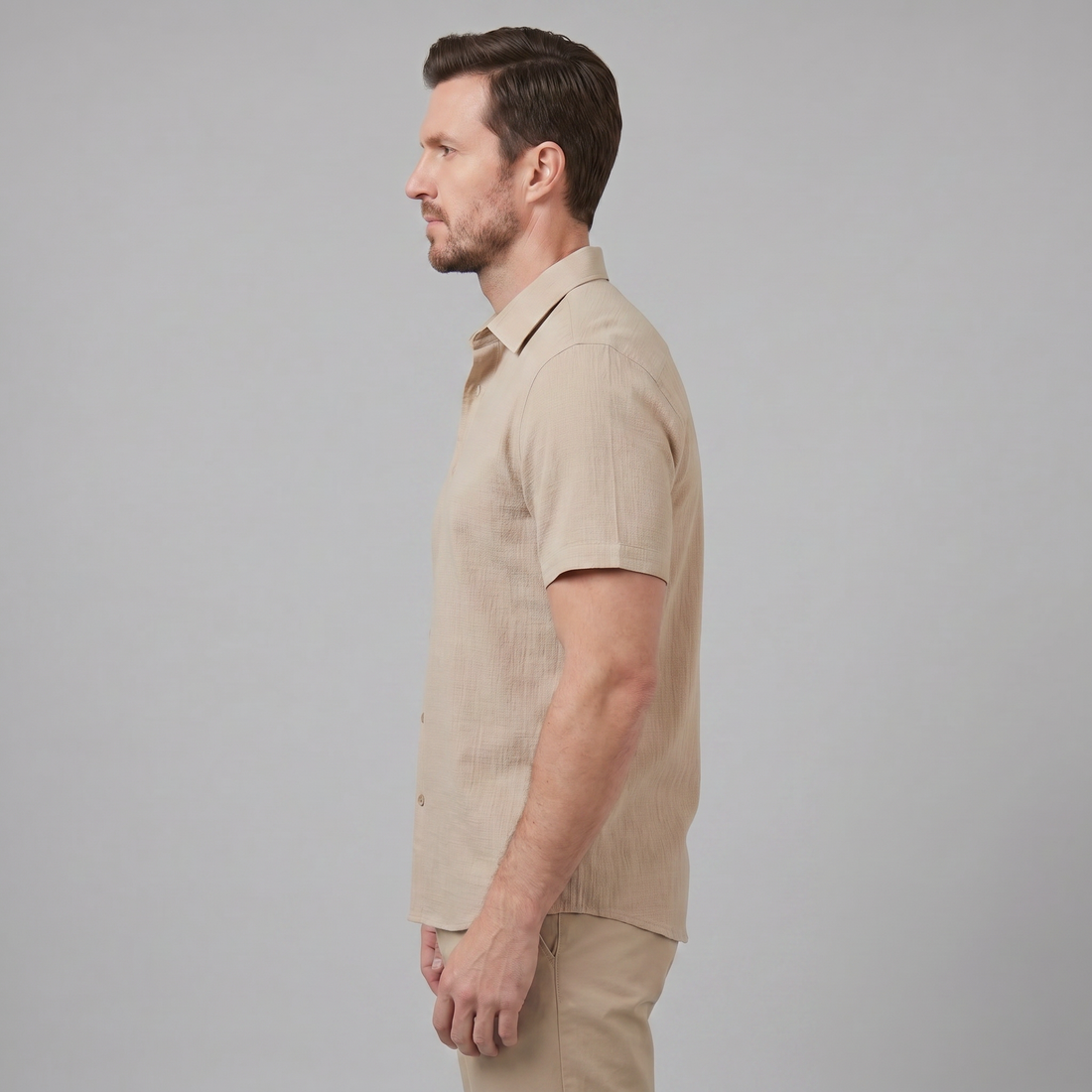 Men's Camp Collar Short-Sleeve Summer Shirt