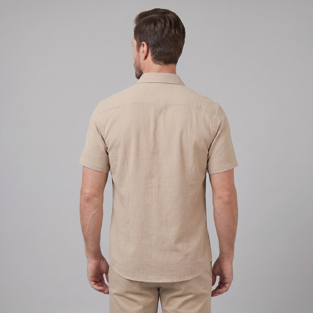Men's Camp Collar Short-Sleeve Summer Shirt
