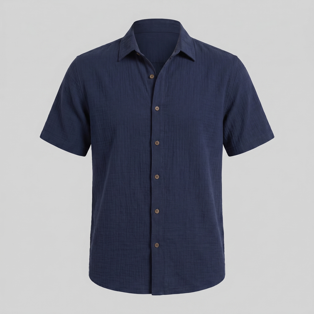 Men's Camp Collar Short-Sleeve Summer Shirt