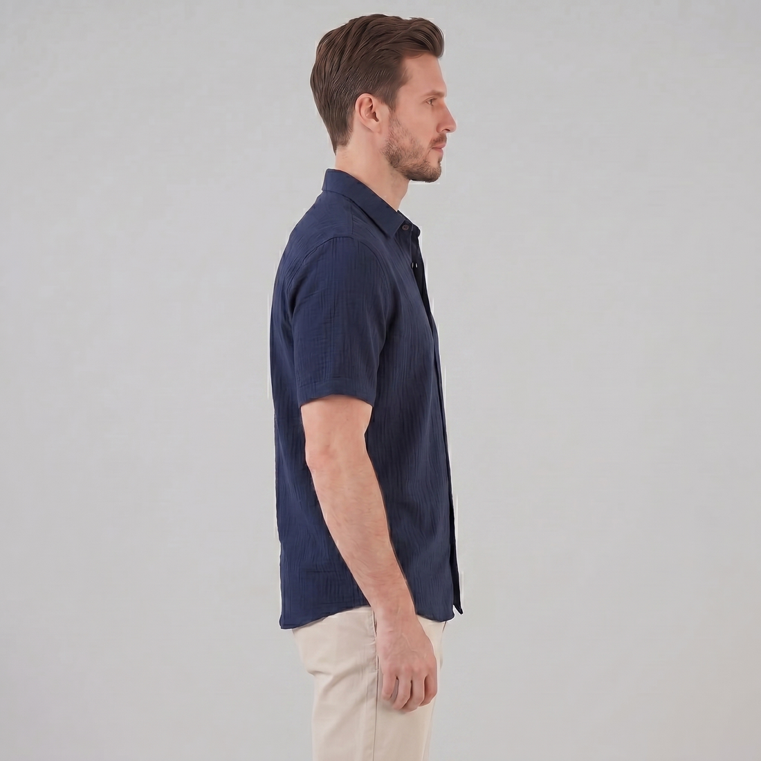 Men's Camp Collar Short-Sleeve Summer Shirt