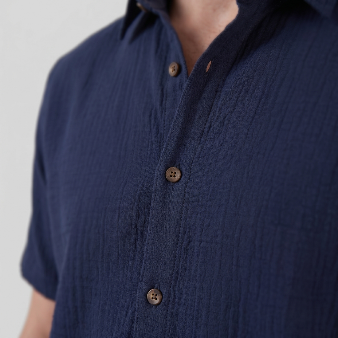 Men's Camp Collar Short-Sleeve Summer Shirt