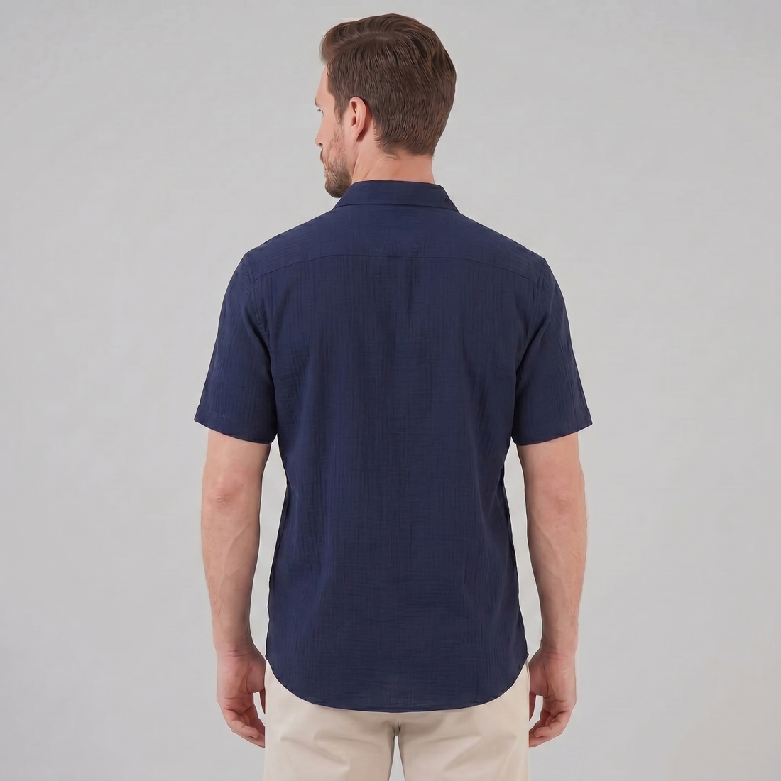 Men's Camp Collar Short-Sleeve Summer Shirt