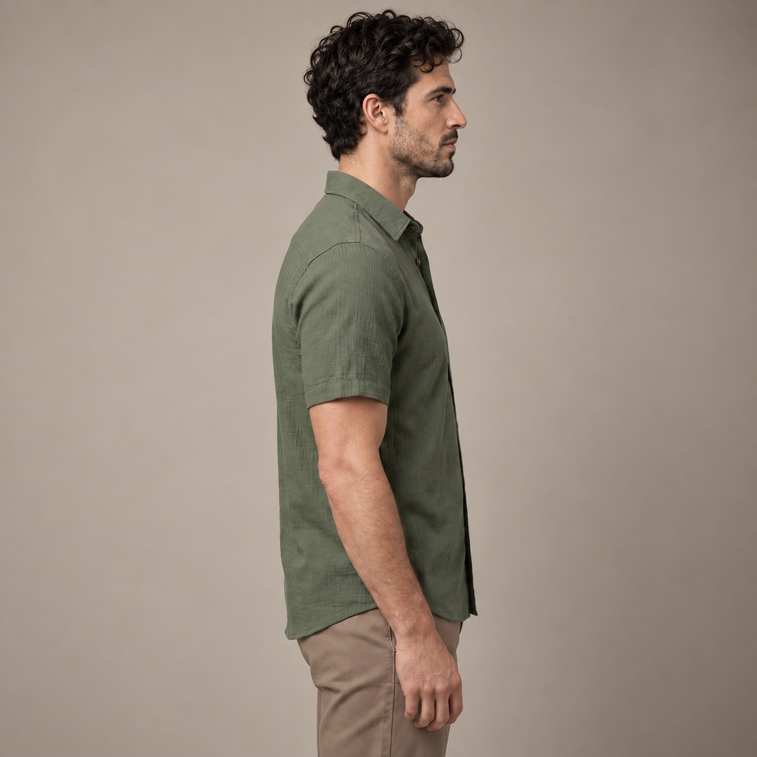Men's Camp Collar Short-Sleeve Summer Shirt