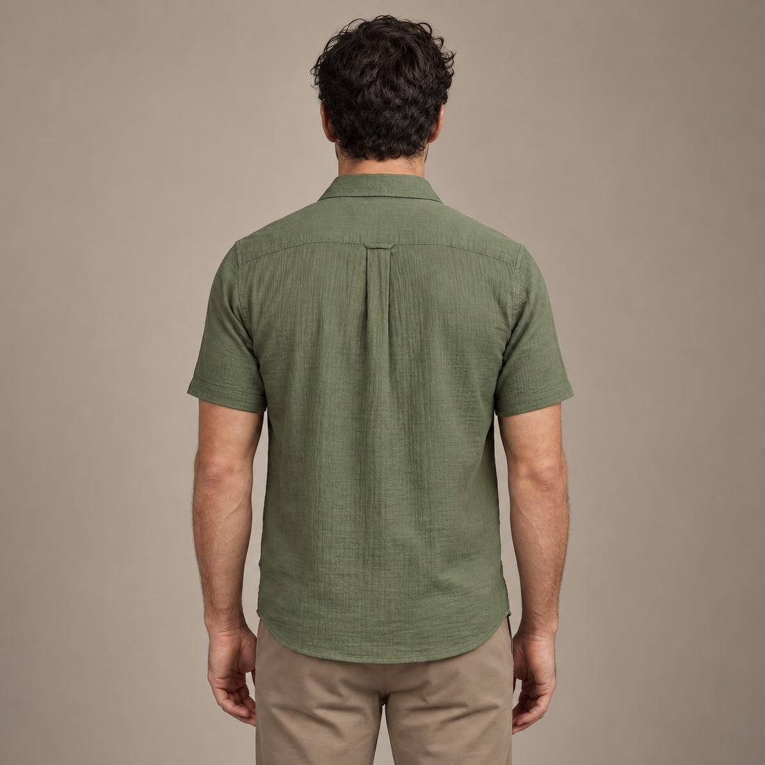 Men's Camp Collar Short-Sleeve Summer Shirt
