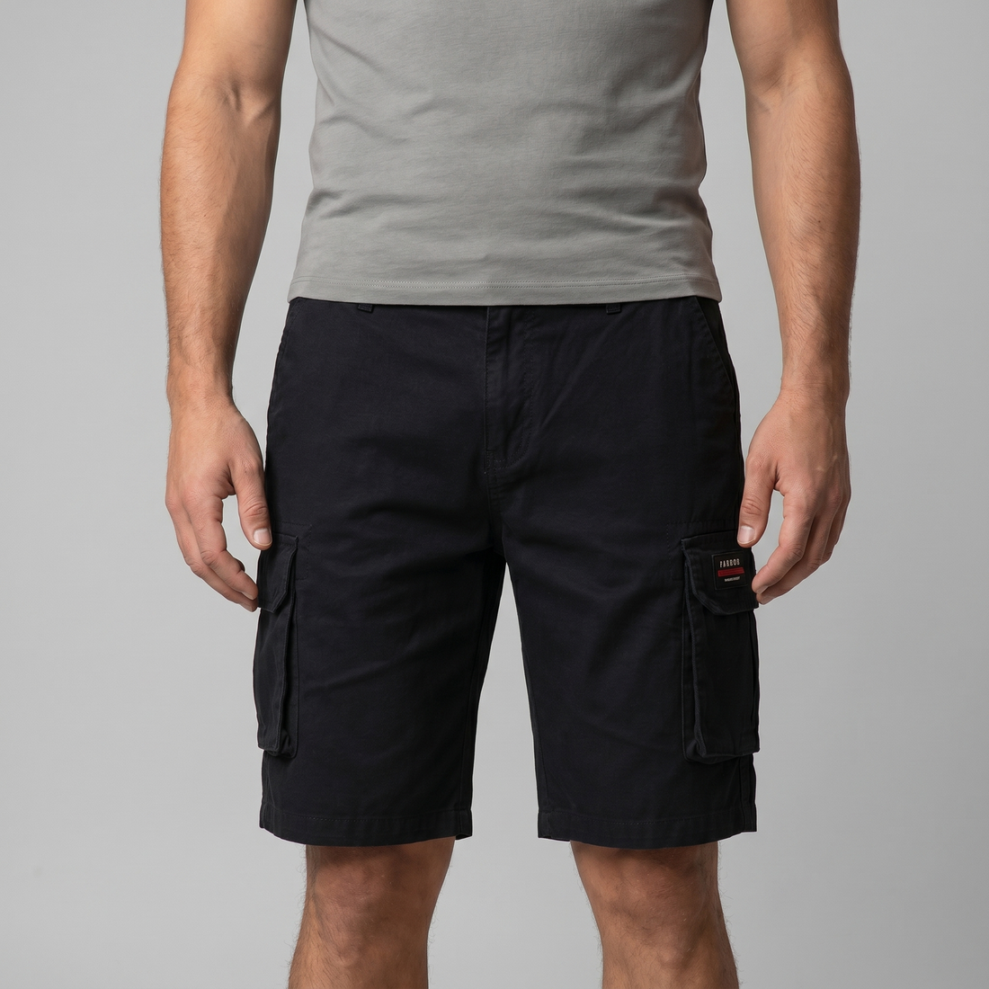 Men's Cargo Shorts with Multiple Pockets
