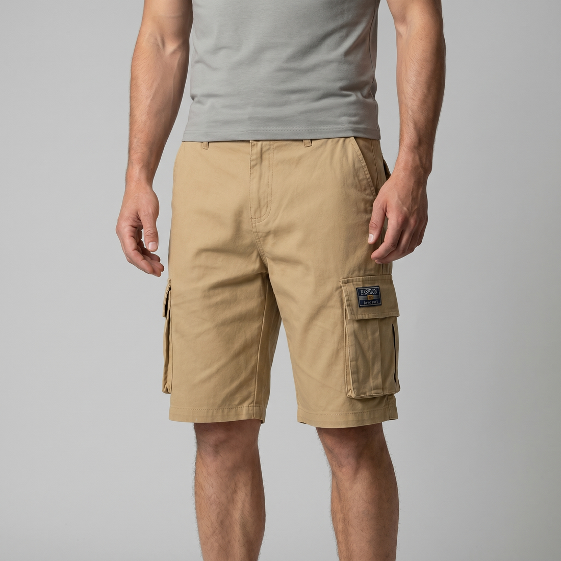 Men's Cargo Shorts with Multiple Pockets