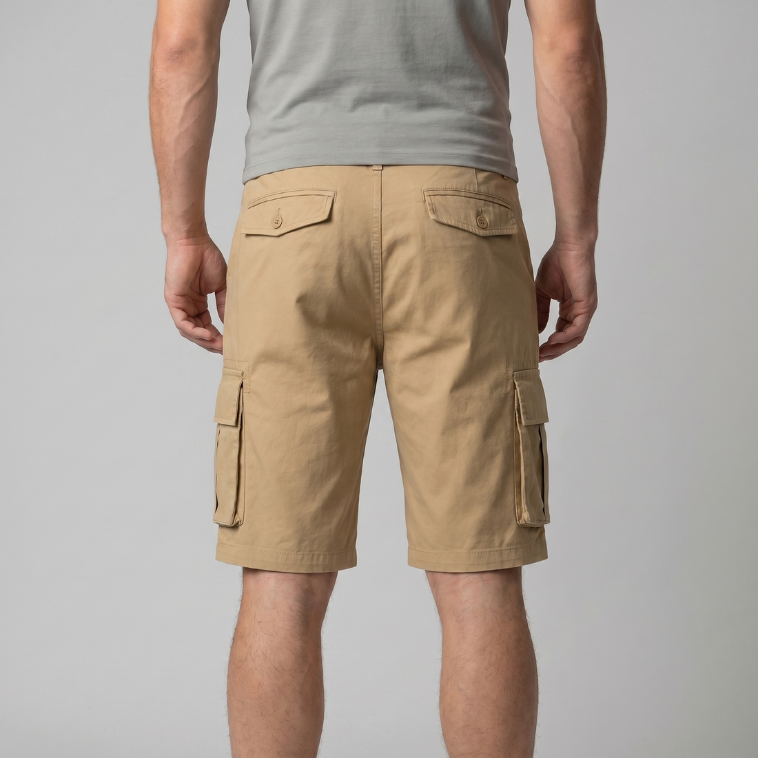 Men's Cargo Shorts with Multiple Pockets