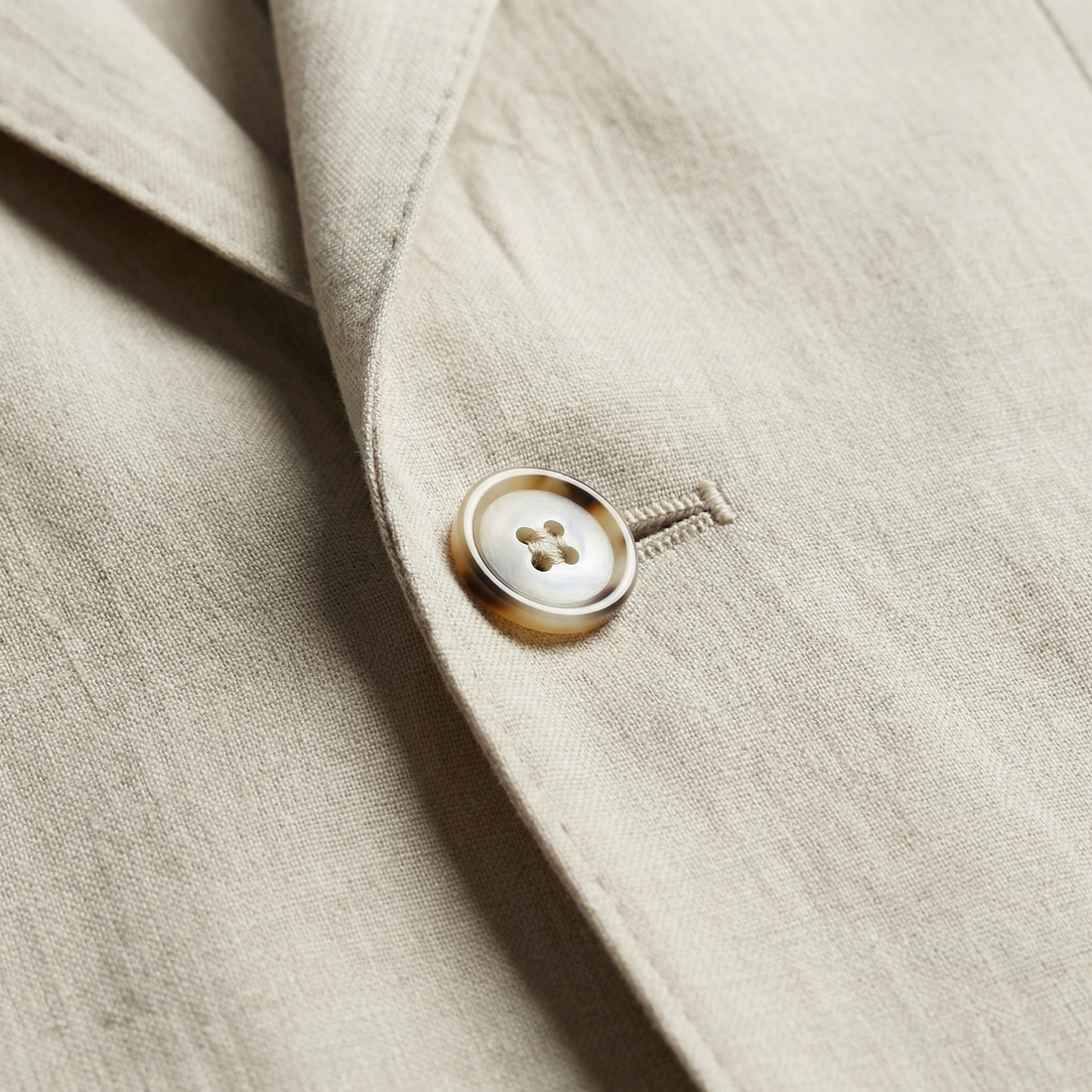 Men's Casual Linen Blazer Jacket