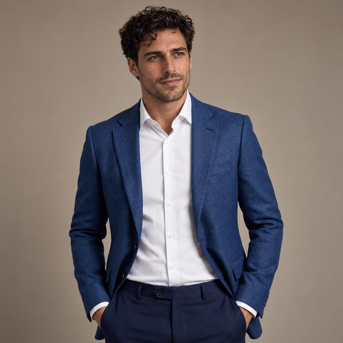 Men's Casual Linen Blazer Jacket