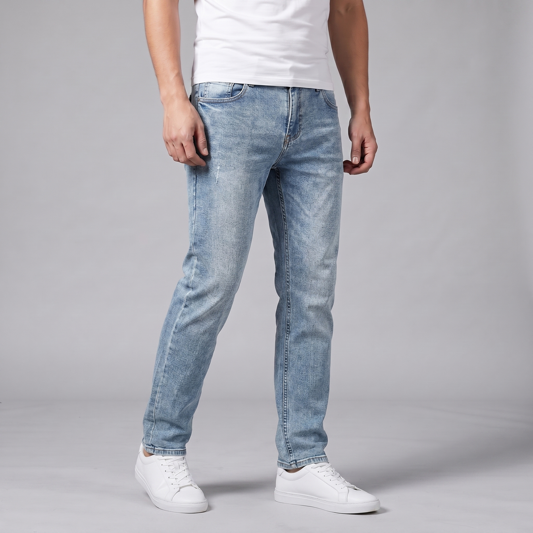 Men's Casual Straight Jeans