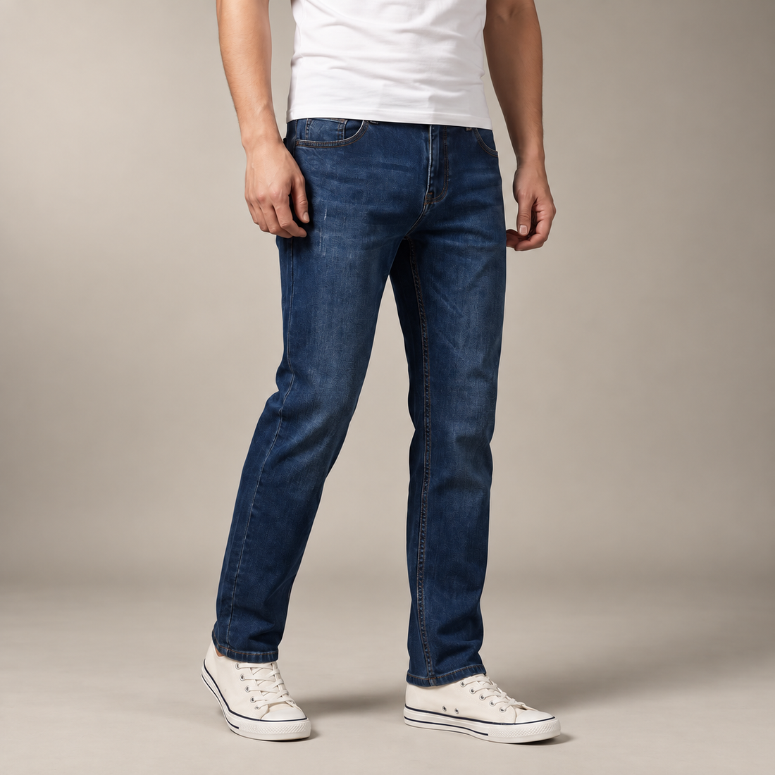 Men's Casual Straight Jeans