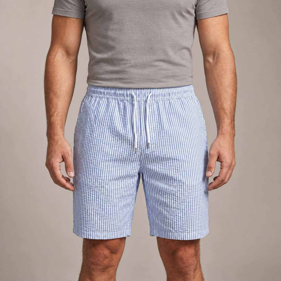 Men's Casual Striped Summer Shorts