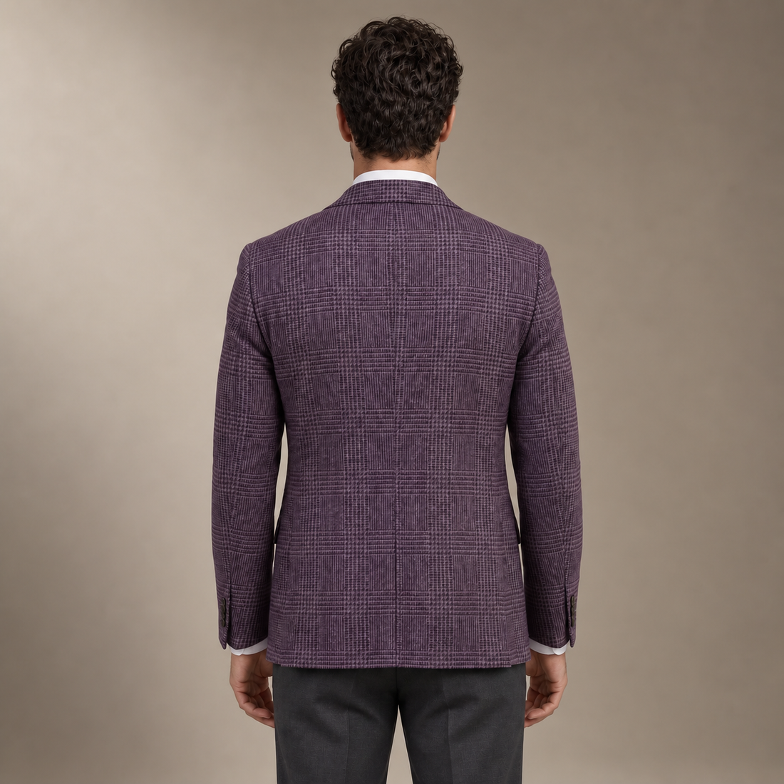 Men's Check Casual Blazer Jacket - Stylish Sport Coat