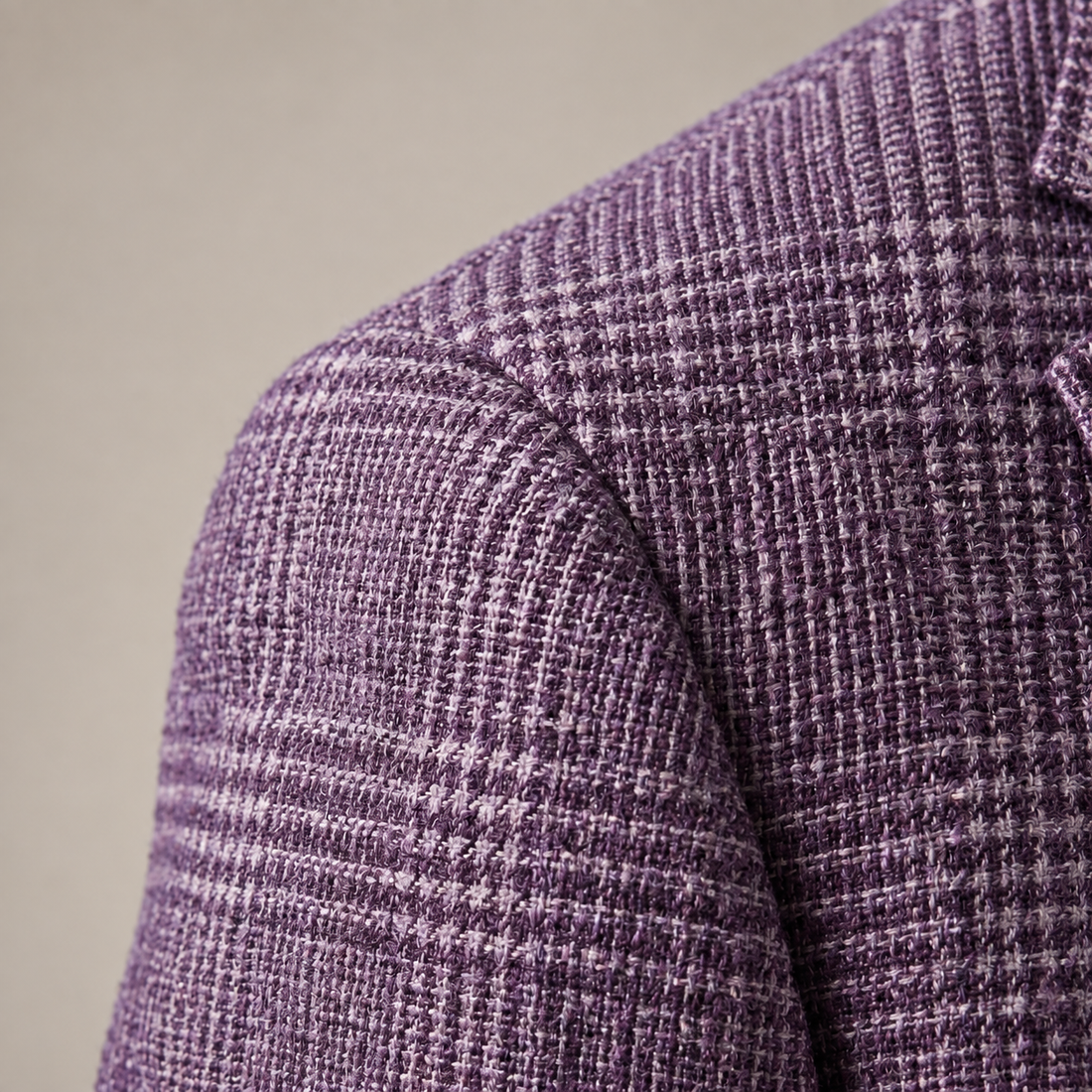 Men's Check Casual Blazer Jacket - Stylish Sport Coat